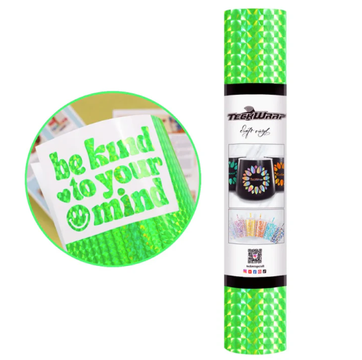 Neon Green Diamond Adhesive Vinyl Neon Green (5FT)