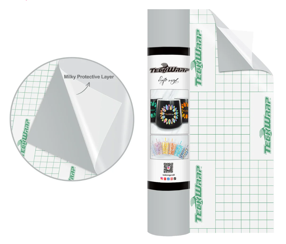 Mortar Gray Matte Adhesive Vinyl (5FT)