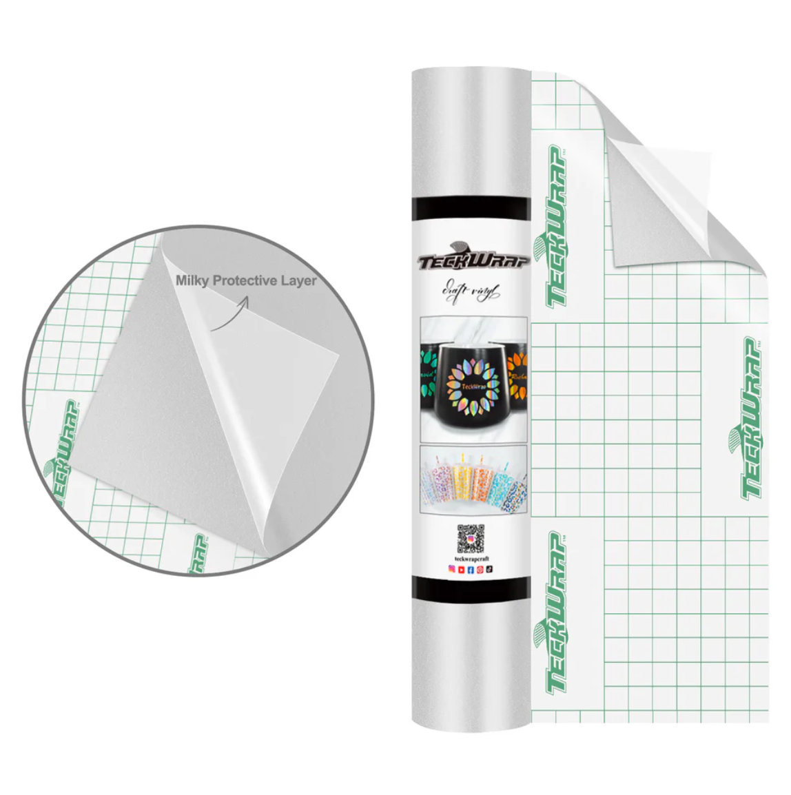 Silver Matte Adhesive Vinyl (5FT)