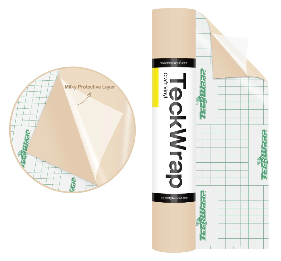 Vanilla Matte Adhesive Vinyl (5FT)