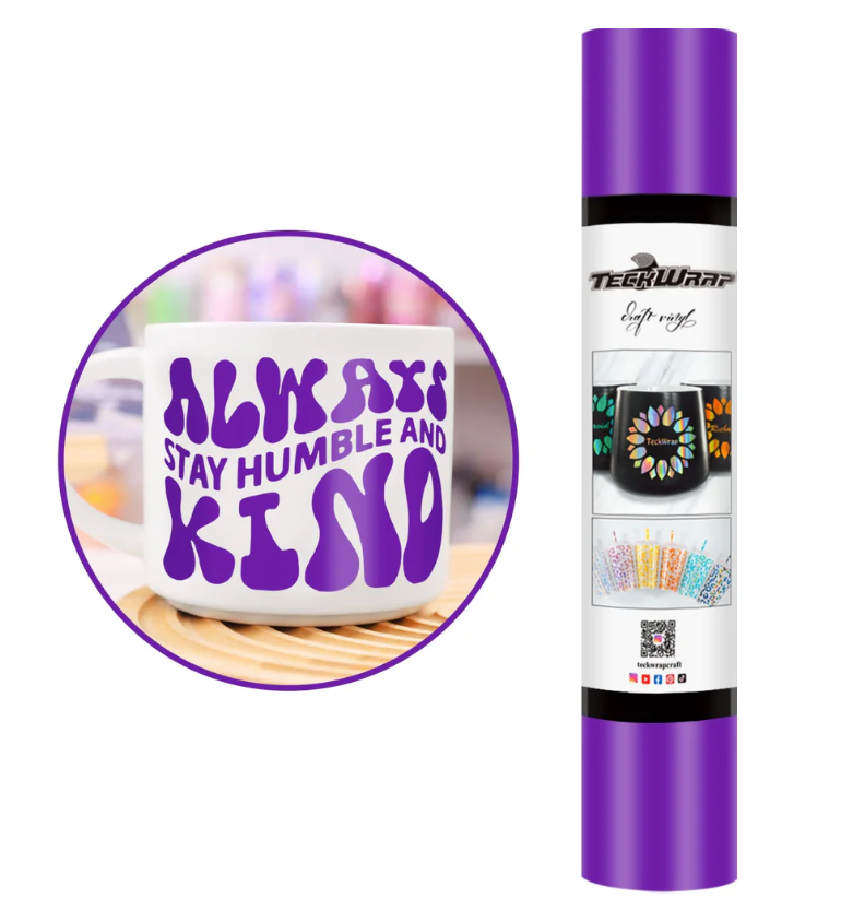 Ocean Purple Matte Adhesive Vinyl (5FT)