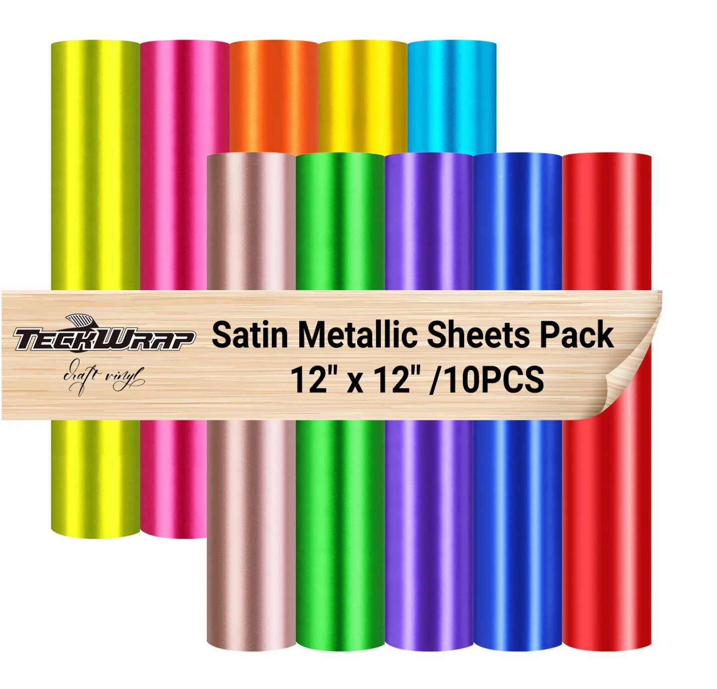 Satin Metallic Sheets Pack (Bright Vibes) /10pcs
