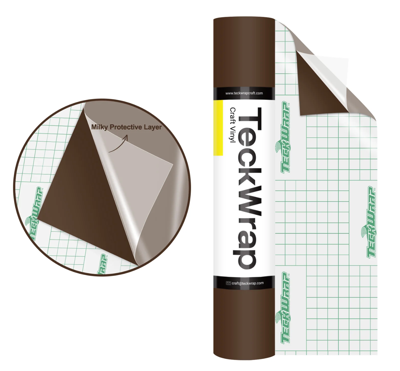 Coffee Brown Matte Adhesive Vinyl (5FT)