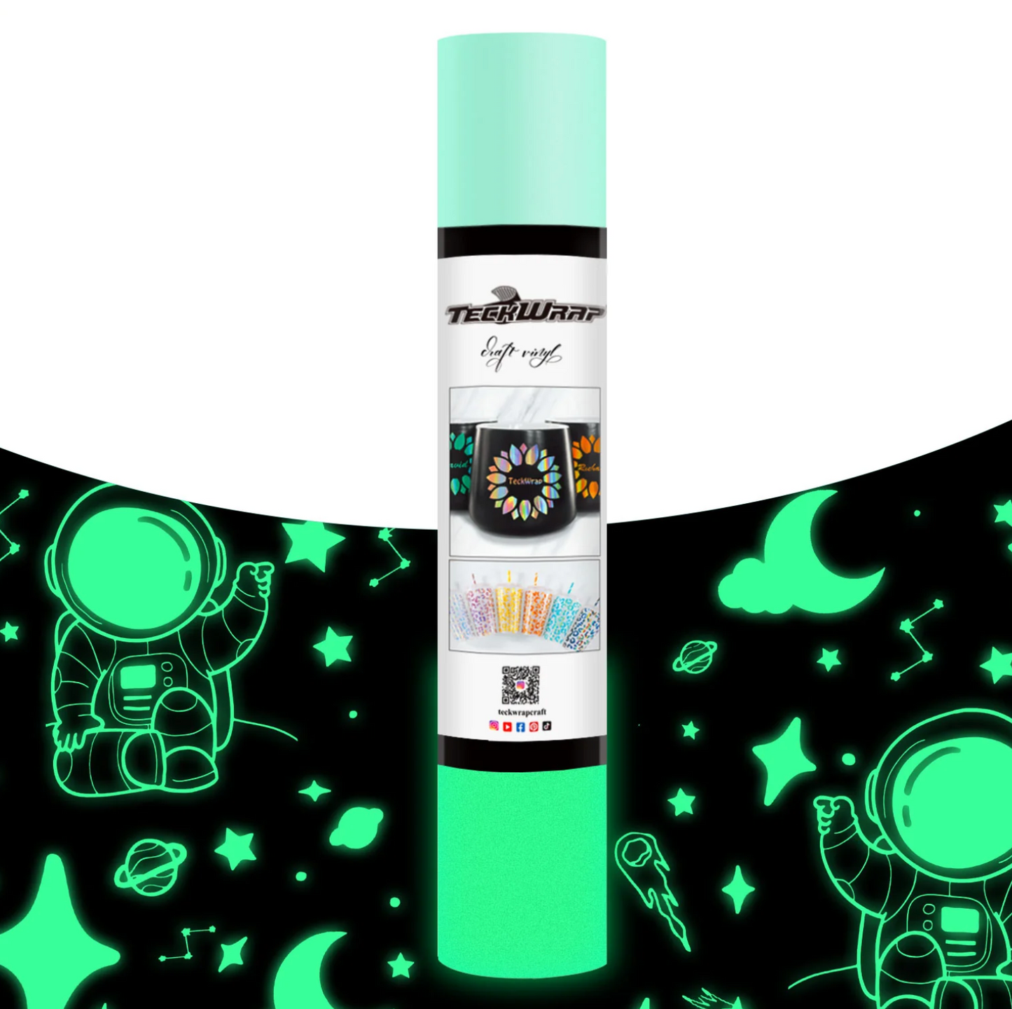 Tiffany Glow in the Dark Adhesive Vinyl (5FT)