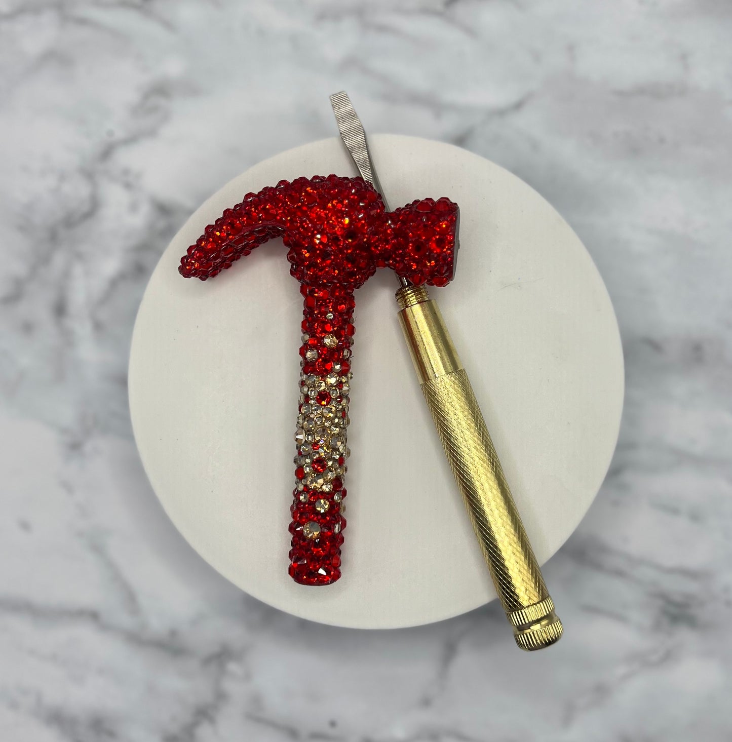 Bling Hammer (Red & Gold)