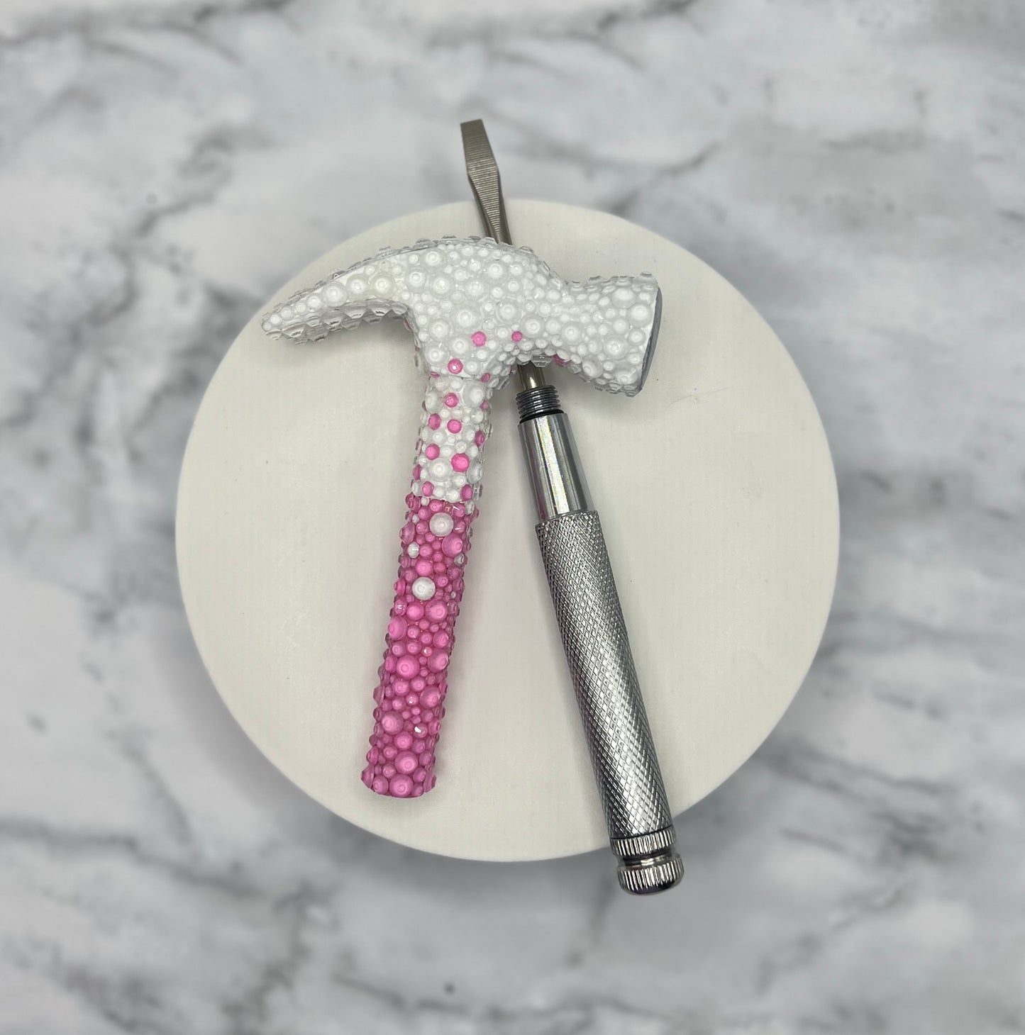 Bling Hammer (Pink & White)