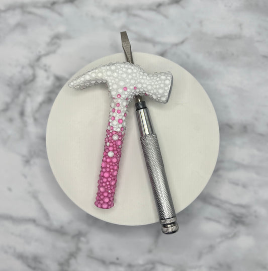 Bling Hammer (Pink & White)