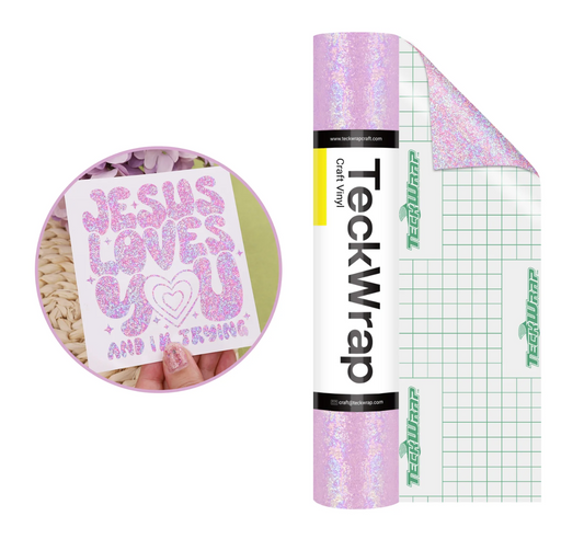 Lilac Colorful Pearl Adhesive Vinyl (5FT)