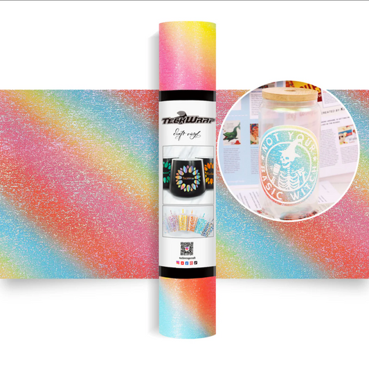 Diagonal Candy Glitter Brush Adhesive Vinyl (5FT)