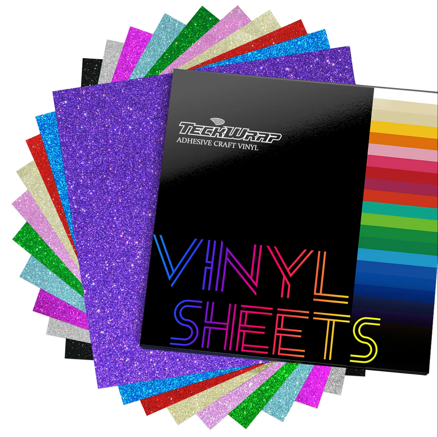 Glitter Vinyl Sheets Pack(10PCS)