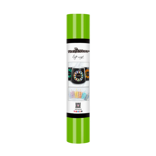 Apple Green Glossy Permanent Adhesive Vinyl (5FT)