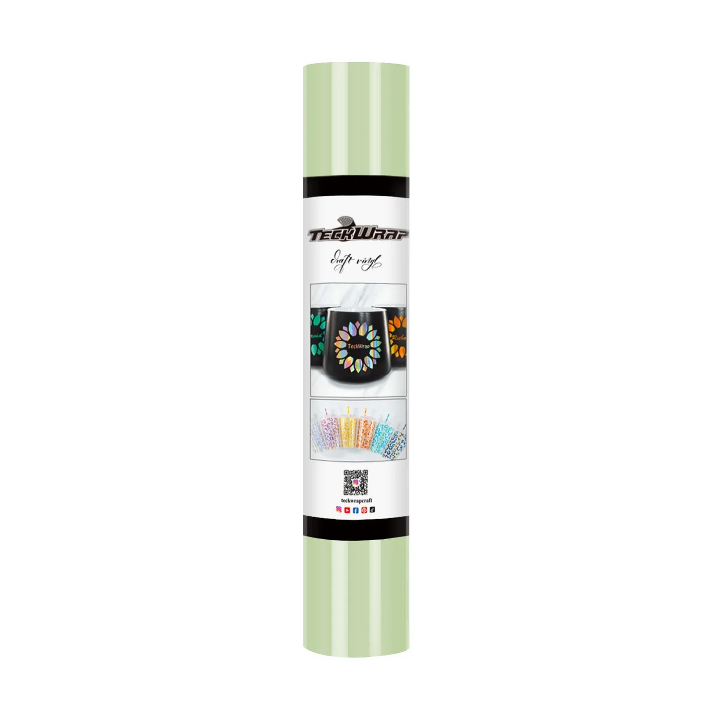 Liveable Green Glossy Permanent Adhesive Vinyl (5FT)