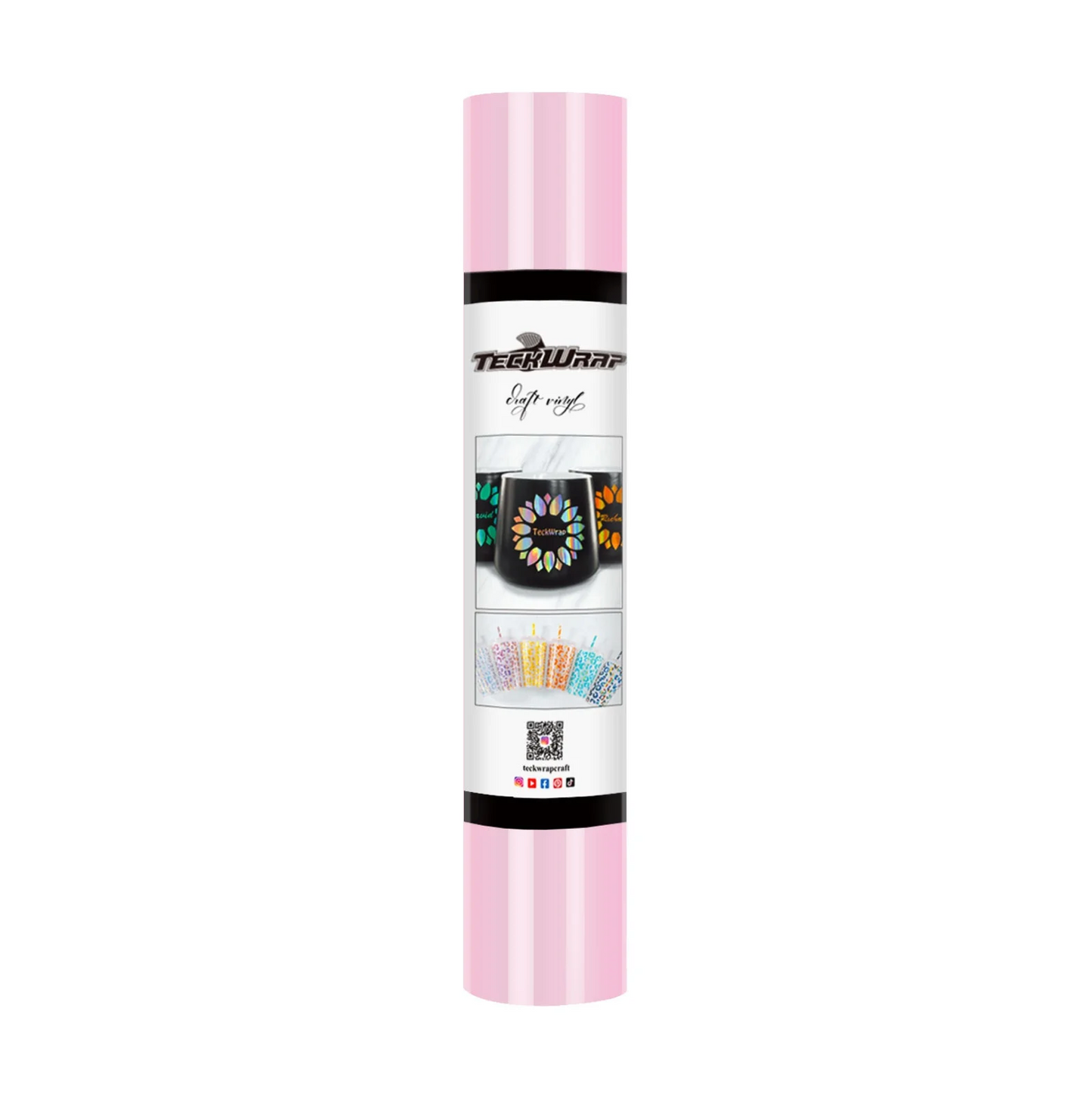 Millennial Pink Glossy Permanent Adhesive Vinyl (5FT)