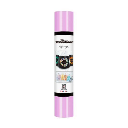 Pale Purple Glossy Permanent Adhesive Vinyl (5FT)