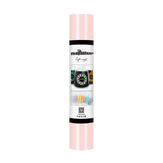 Piggy Pink Glossy Permanent Adhesive Vinyl (5FT)