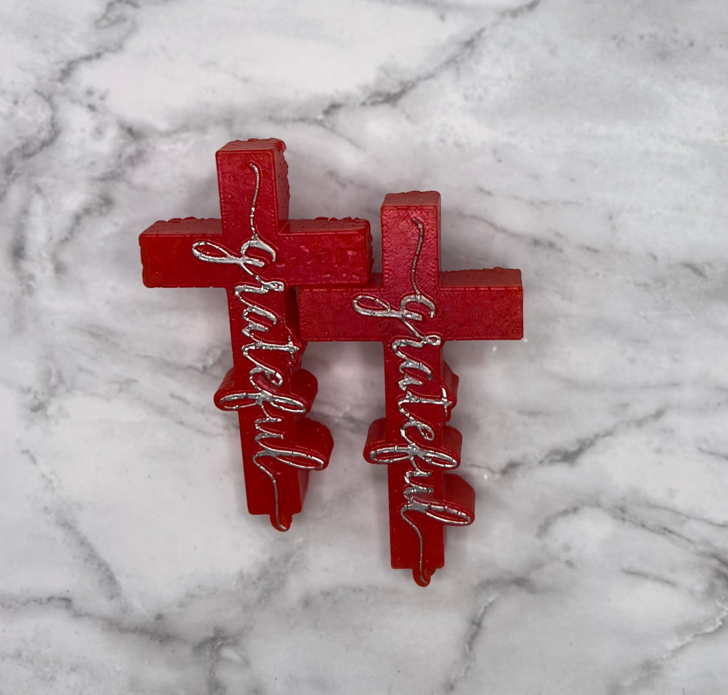 Grateful Cross Vent Clip (Birthday Cake)