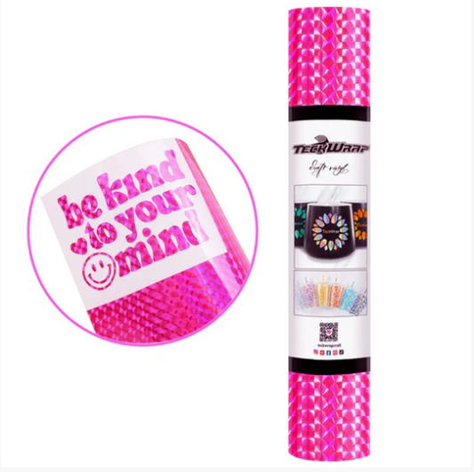 Neon Pink Diamond Adhesive Vinyl Neon Pink (5FT)