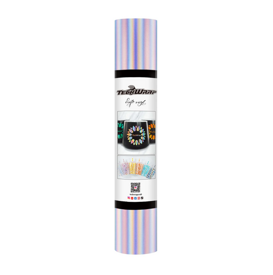 Matte Rainbow Silver Holographic Glossy Rainbow (5FT)