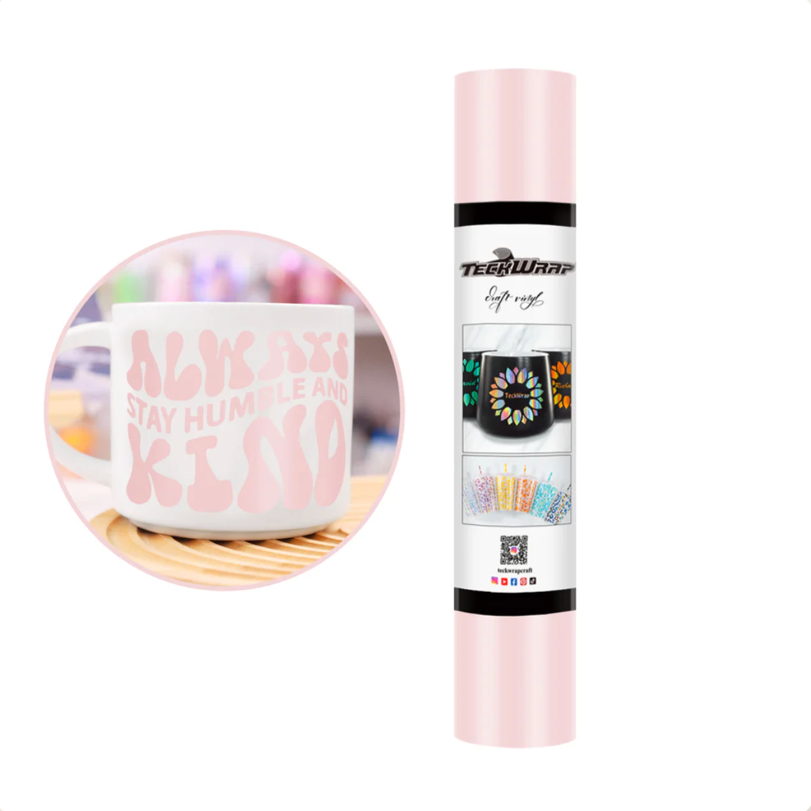 Light Pink Matte Adhesive Vinyl (5FT)