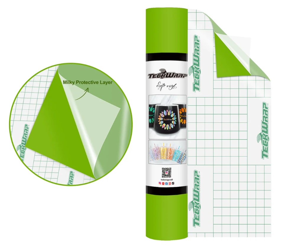 Apple Green Matte Adhesive Vinyl (5FT)