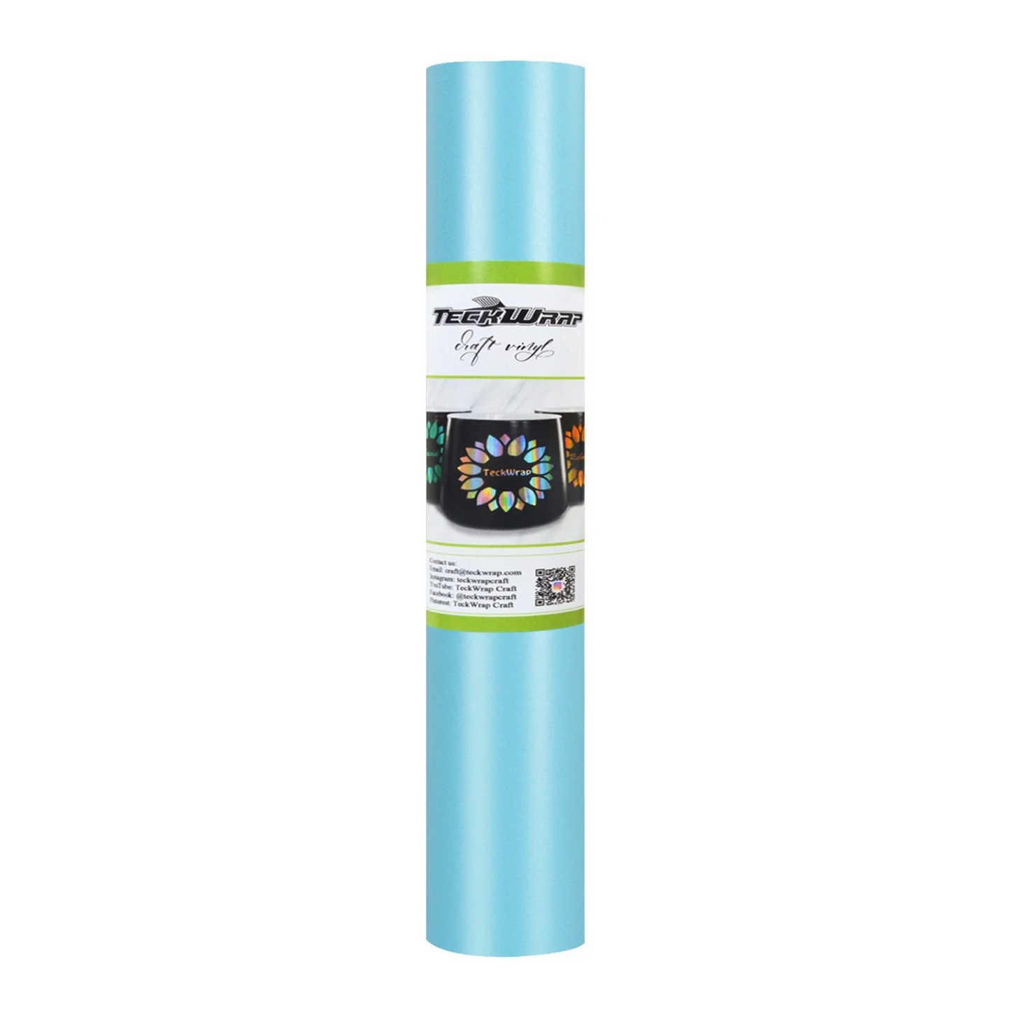 Cyanine Blue Matte Permanent Adhesive Vinyl (5FT)