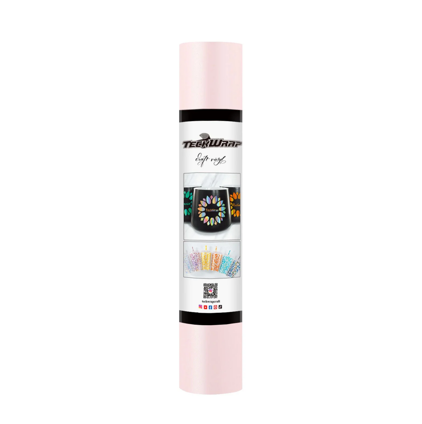 Light Pink Matte Permanent Adhesive Vinyl (5FT)