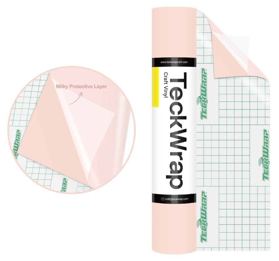 Pastel Pink Matte Adhesive Vinyl (5FT)