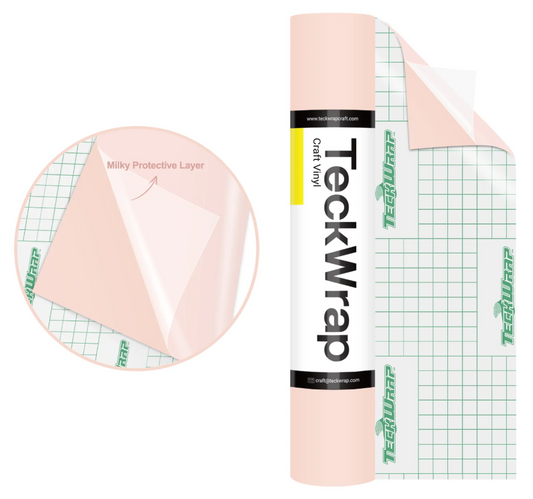 Pastel Pink Matte Adhesive Vinyl (5FT)