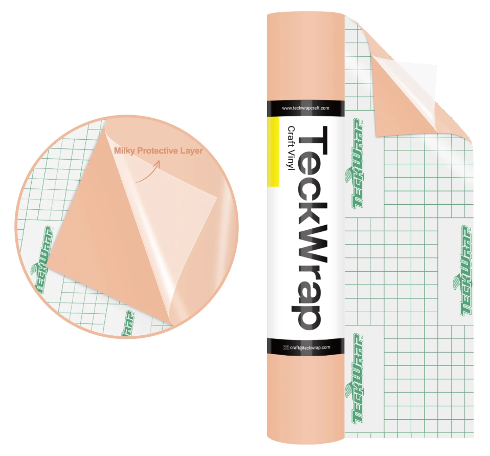Shell Pink Matte Adhesive Vinyl (5FT)