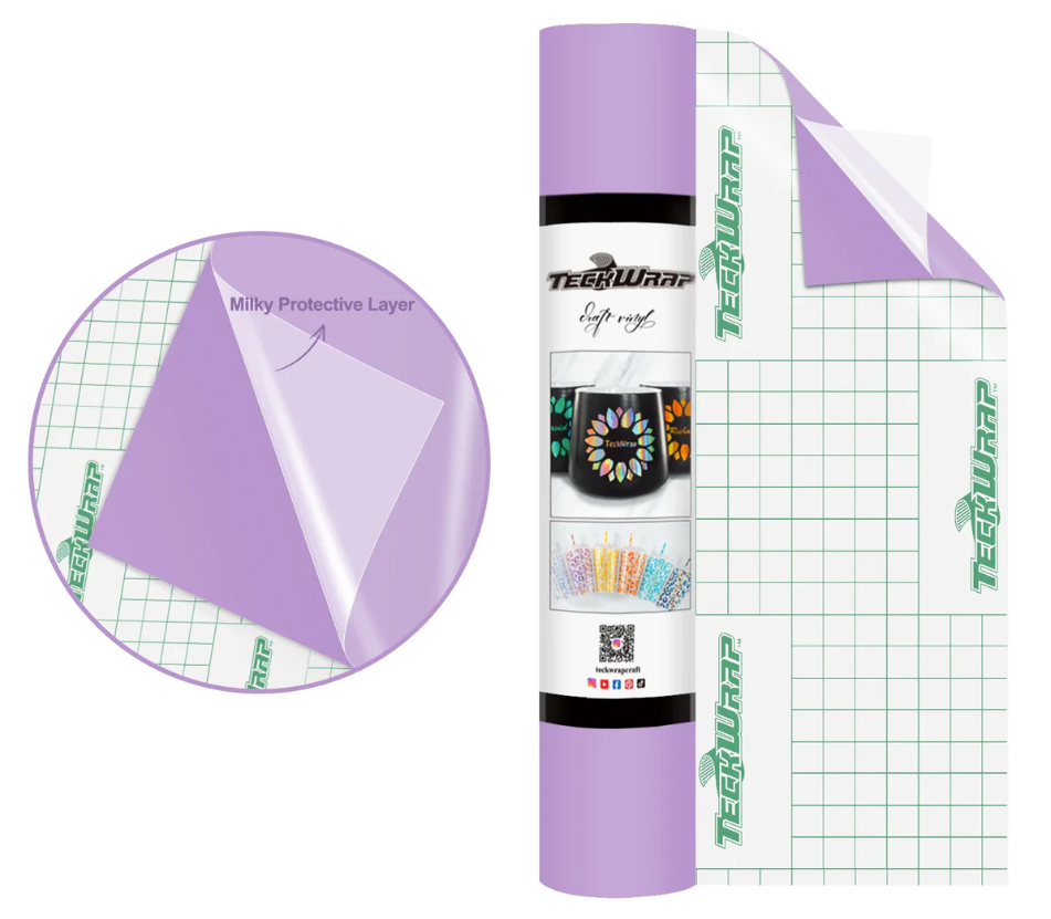 Soft Lilac Matte Adhesive Vinyl (5FT)