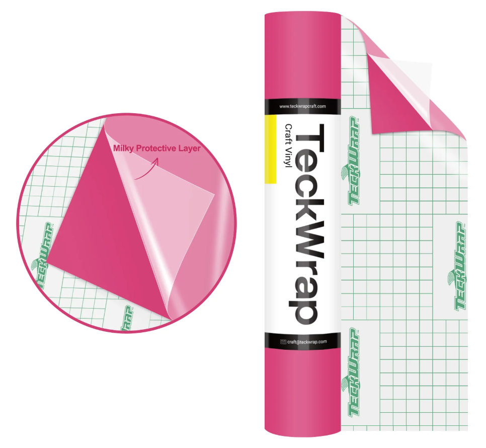 Ultra Pink Matte Adhesive Vinyl (5FT)