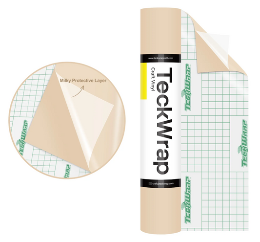 Vanilla Matte Adhesive Vinyl (5FT)