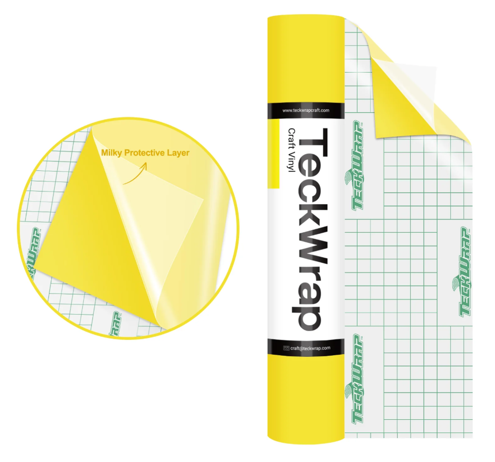 Yellow Passion Matte Adhesive Vinyl (5FT)