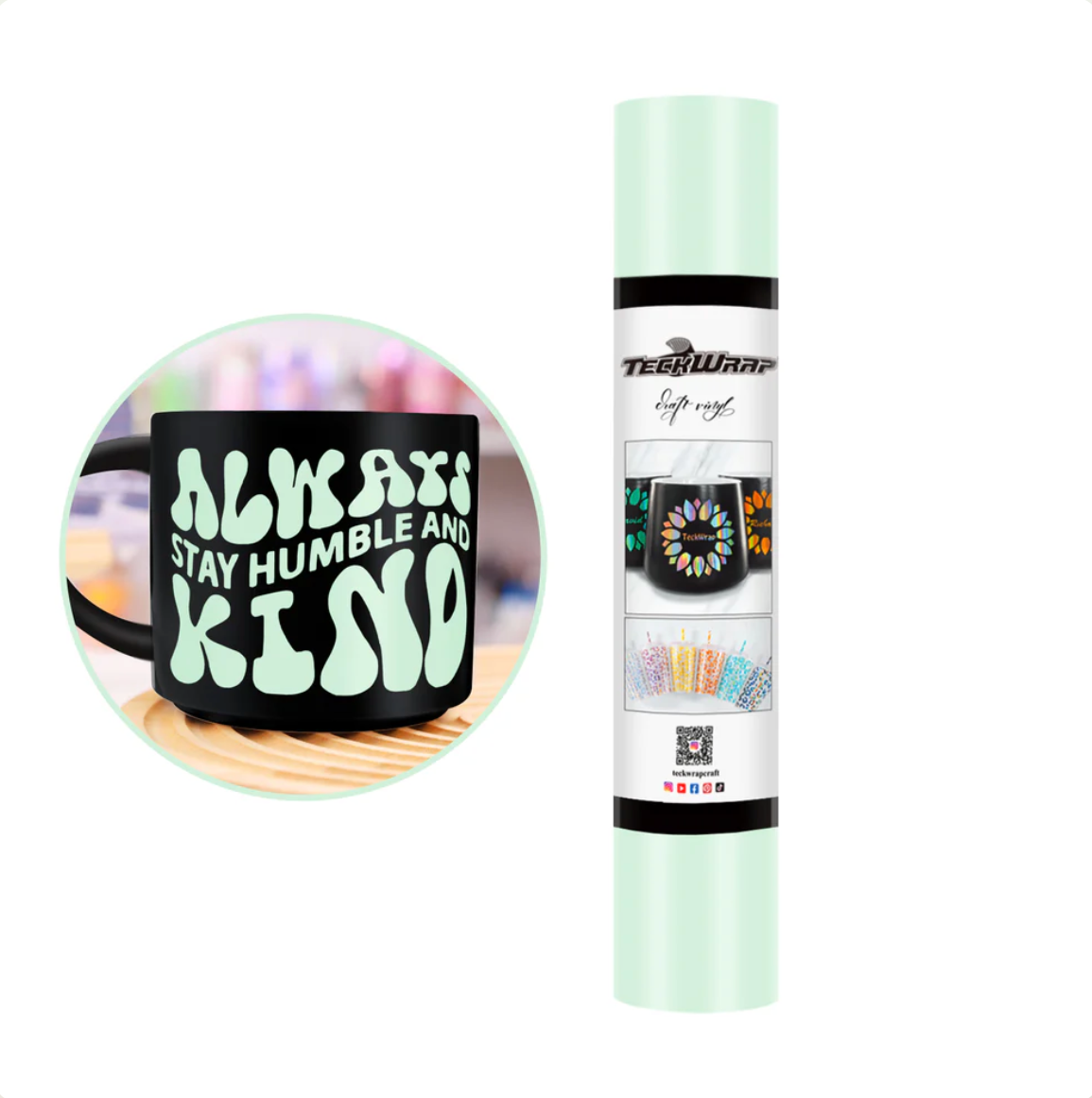 Mint Matte Adhesive Vinyl (5FT)