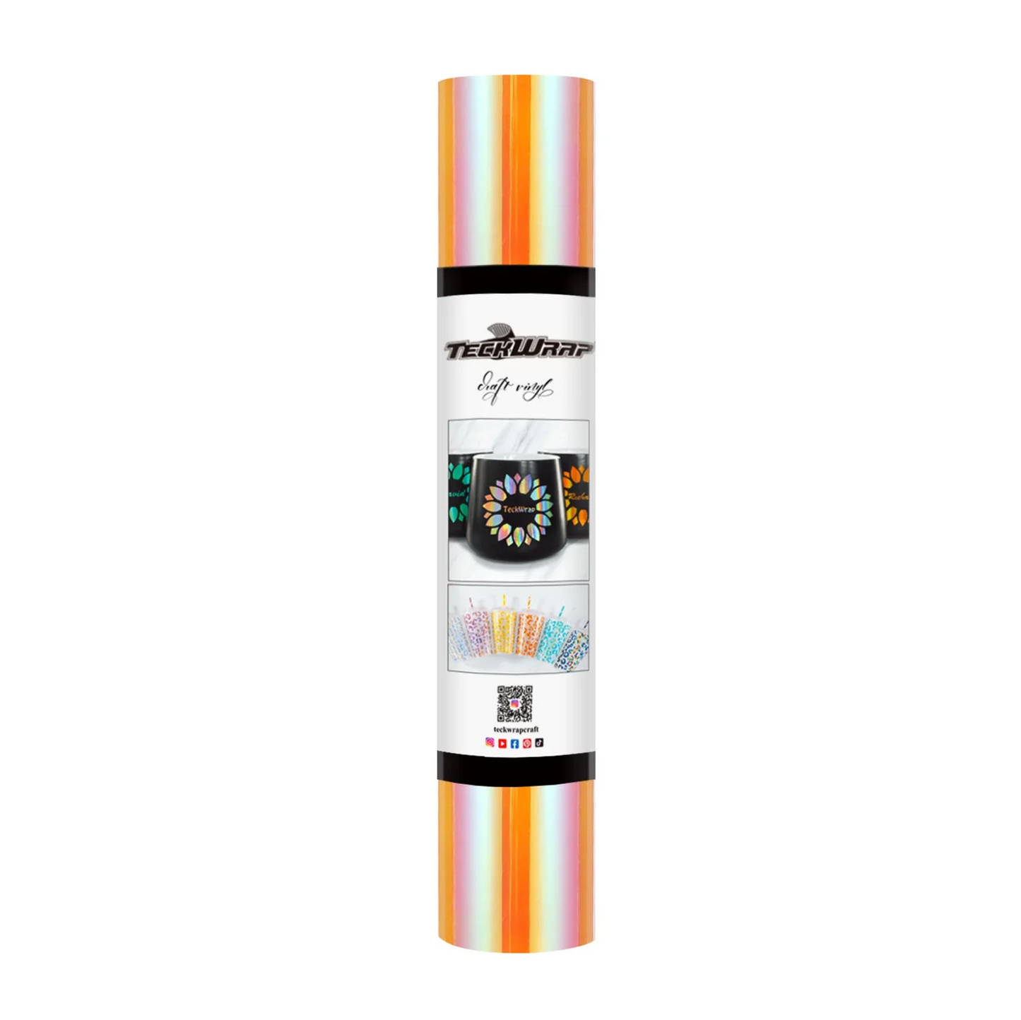 Beige Orange Opal Adhesive Vinyl (5FT)