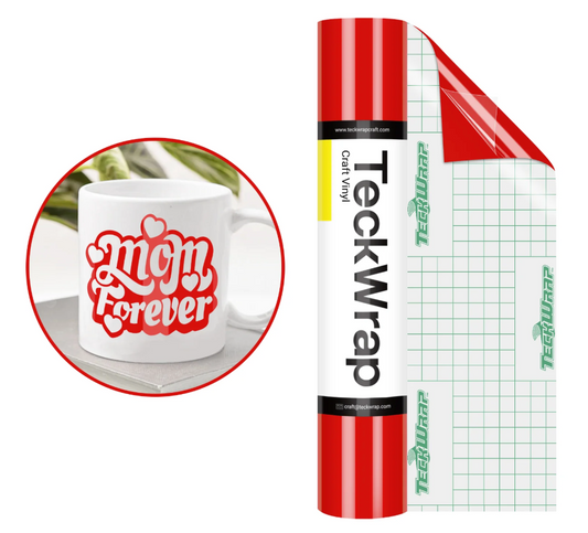 Pure Red Glossy Smart Vinyl (5FT)