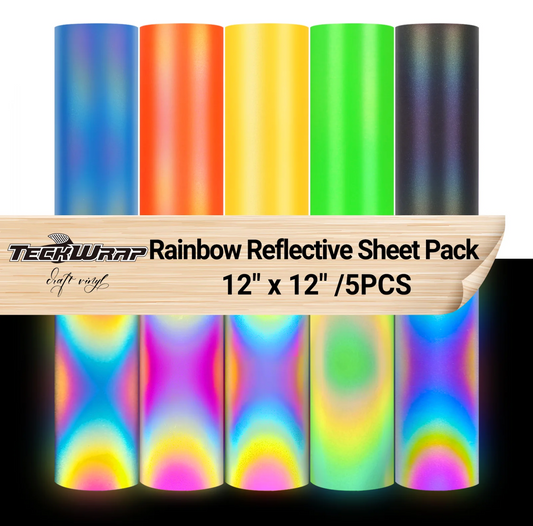 Reflective Vinyl Sheets Pack (5pcs)