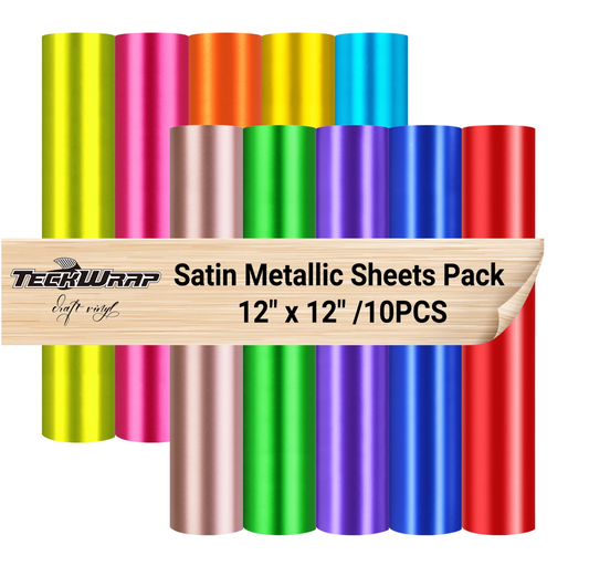 Satin Metallic Sheets Pack (Bright Vibes) /10pcs
